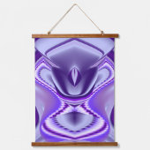 Tapisserie Suspendue Rêves arc-en-ciel à fleurs violettes (Recto)