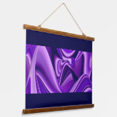 Tapisserie Suspendue Rêves arc-en-ciel à fleurs violettes (Angulaire)