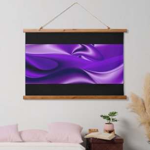 Tapisserie Suspendue Rêves arc-en-ciel à fleurs violettes