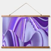 Tapisserie Suspendue Rêves arc-en-ciel à fleurs violettes (Recto 2)