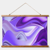 Tapisserie Suspendue Rêves arc-en-ciel à fleurs violettes (Devant)