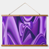 Tapisserie Suspendue Rêves arc-en-ciel à fleurs violettes (Recto)