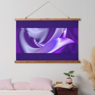 Tapisserie Suspendue Rêves arc-en-ciel à fleurs violettes