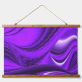 Tapisserie Suspendue Rêves arc-en-ciel à fleurs violettes (Devant)