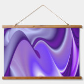 Tapisserie Suspendue Rêves arc-en-ciel à fleurs violettes (Recto)