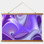 Tapisserie Suspendue Rêves arc-en-ciel à fleurs violettes (Recto 2)