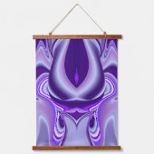 Tapisserie Suspendue Rêves arc-en-ciel à fleurs violettes (Recto 2)