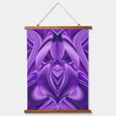 Tapisserie Suspendue Rêves arc-en-ciel à fleurs violettes (Recto)