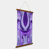 Tapisserie Suspendue Rêves arc-en-ciel à fleurs violettes (Angulaire)