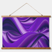 Tapisserie Suspendue Rêves arc-en-ciel à fleurs violettes (Devant)