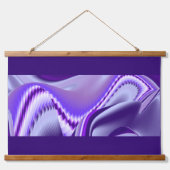 Tapisserie Suspendue Rêves arc-en-ciel à fleurs violettes (Devant)