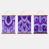 Tapisserie Suspendue Rêves arc-en-ciel à fleurs violettes (Tripler)