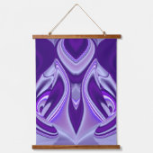 Tapisserie Suspendue Rêves arc-en-ciel à fleurs violettes (Recto 2)