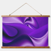 Tapisserie Suspendue Rêves arc-en-ciel à fleurs violettes (Recto)