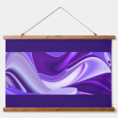 Tapisserie Suspendue Rêves arc-en-ciel à fleurs violettes (Devant)