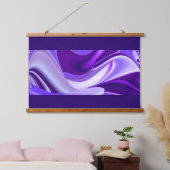 Tapisserie Suspendue Rêves arc-en-ciel à fleurs violettes (Chambre à coucher)