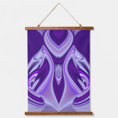 Tapisserie Suspendue Rêves arc-en-ciel à fleurs violettes (Recto)