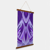 Tapisserie Suspendue Rêves arc-en-ciel à fleurs violettes (Angulaire)