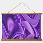 Tapisserie Suspendue Rêves arc-en-ciel à fleurs violettes (Devant)