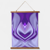 Tapisserie Suspendue Rêves arc-en-ciel à fleurs violettes (Recto)