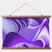 Tapisserie Suspendue Rêves arc-en-ciel à fleurs violettes (Recto 2)