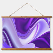 Tapisserie Suspendue Rêves arc-en-ciel à fleurs violettes (Recto 2)