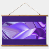 Tapisserie Suspendue Rêves arc-en-ciel à fleurs violettes (Devant)