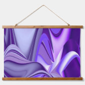 Tapisserie Suspendue Rêves arc-en-ciel à fleurs violettes (Recto 2)