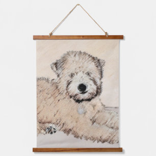 Tapisserie Suspendue Revêtu doux Roue Peinture Terrier Art original