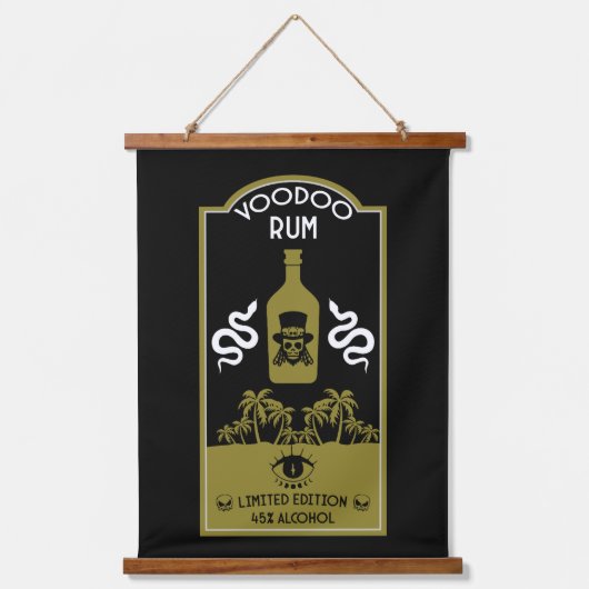 Tapisserie Suspendue rhum vaudou des Caraïbes (Recto)