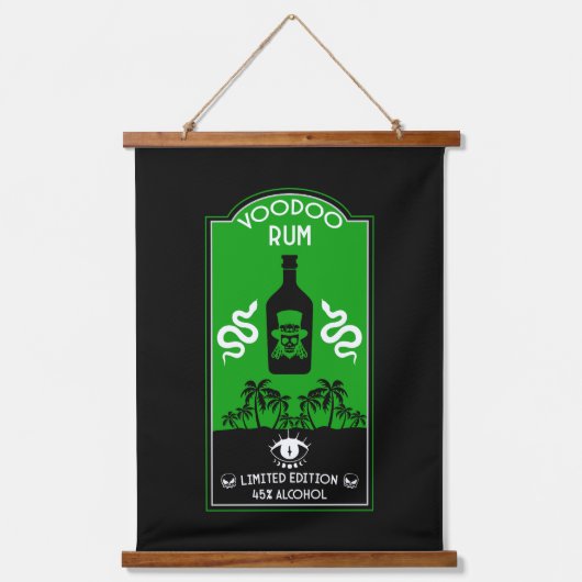 Tapisserie Suspendue rhum vaudou des Caraïbes (Recto)