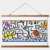 Tapisserie Suspendue Rich Port, Paul Klee (Devant)