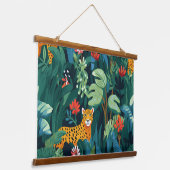 Tapisserie Suspendue Roar & Explore Rainforest Botanical (Angulaire)