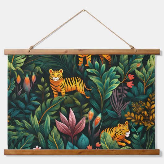 Tapisserie Suspendue Roar & Explore Rainforest Botanical (Devant)