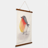 Tapisserie Suspendue Robin aquarelle (Angulaire)