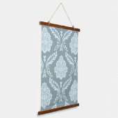 Tapisserie Suspendue Rococo Damask Lg Pattern Duck Egg Blue+Teal (Angulaire)