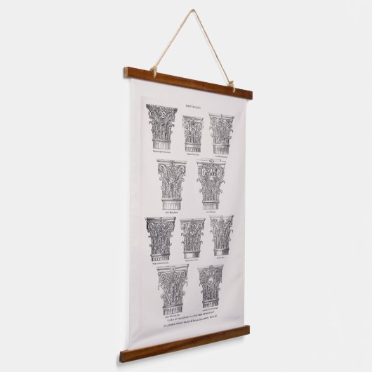 Tapisserie Suspendue Roman Capital Styles Classical Architecture (Angulaire)