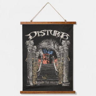 Tapisserie Suspendue Route vers l'agonie - Retro MetalCore Design