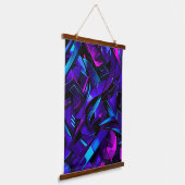 Tapisserie Suspendue Rue Graffiti Abstraite (Angulaire)