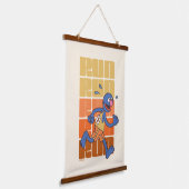 Tapisserie Suspendue Rue Sésame | Exécution de Grover (Angulaire)