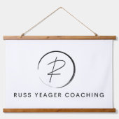 Tapisserie Suspendue Russ Yeager Coaching Signature Logo (Devant)