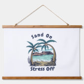 Tapisserie Suspendue Sable Sur Le Stress Éteint (Devant)