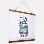 Tapisserie Suspendue Sable Sur Le Stress Éteint (Angulaire)