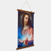 Tapisserie Suspendue Sacré Coeur de Jésus (Angulaire)