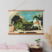 Tapisserie Suspendue Saint-Georges médiéval et le Dragon (Chambre à coucher)