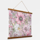 Tapisserie Suspendue Sakura Blush Serenade Botanique (Angulaire)