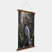 Tapisserie Suspendue Sapphire Ember Enchanted Forest Dragon Imaginaire (Angulaire)