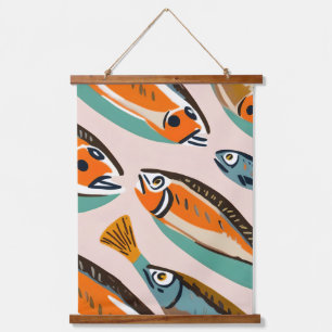 Tapisserie Suspendue Sardines