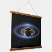 Tapisserie Suspendue Saturne Éclipse le Soleil de Cassini Orbiter (Angulaire)