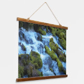 Tapisserie Suspendue Scenic Forest Waterfall Landscape (Angulaire)